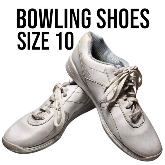 Women's Size 10 White Dexter Bowling Shoes Sneakers Tennis Shoes Save $$$ on Sho - Picture 1 of 11
